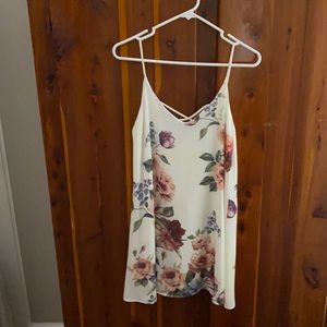 Boutique bought floral slip dress with strappy back